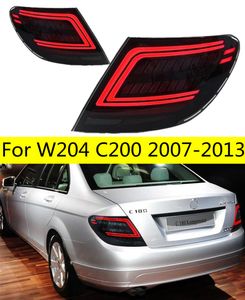 Tillicht voor W204 C200 2007-2013 C260 achterlichten achterlamp LED DRL Running Signaal Rem omkeren Parkeerlicht Facelift