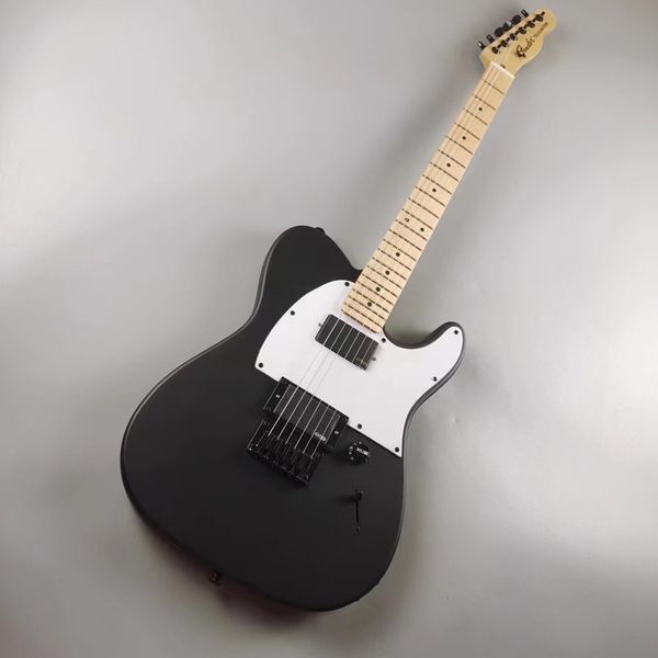 Guitarra eléctrica Tailai, madera importada y pintura respetuosa con el medio ambiente, negro mate, pastilla EMG, buena calidad de sonido, envío sin rayos