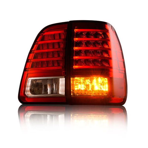 Ensemble de feu arrière pour Toyota Land Cruiser LC100 feu arrière LED 98-07 feux de stationnement arrière feux de freinage arrière pièces d'auto