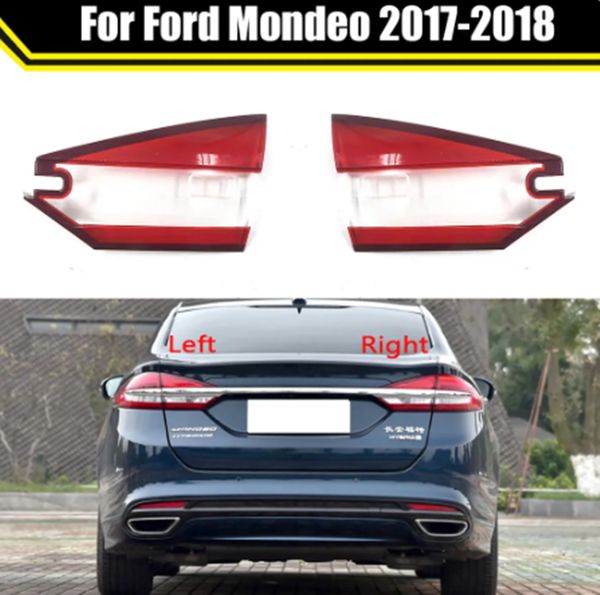 Cubierta de luz trasera, carcasa de lámpara trasera, cubierta de lámpara para Ford Mondeo 2017-2018, reemplaza la máscara de luz trasera automática