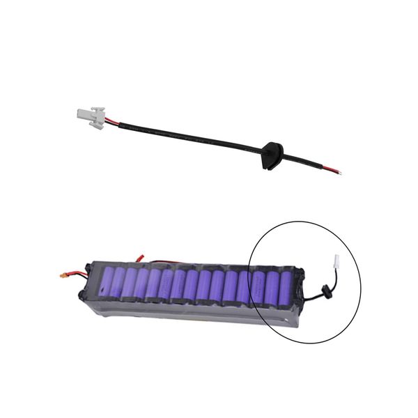 Câble batterie de bouchon en silicone de feu arrière pour Xiaomi Mijia M365 1s Pro Mi3 Scooter en caoutchouc Ligne de ligne Pièces de bornes
