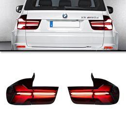 Actualización de luz trasera para BMW X5 E70 2010-2013 LED Drl Dinámica Dinámica Señal de giro Conjunto de automóvil Lámpara