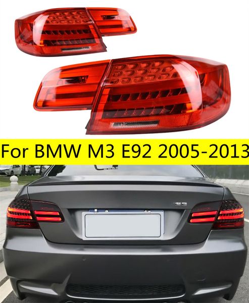 Feux arrière pour M3 E92 2005-2013 feux arrière feu arrière LED DRL Signal de marche frein de recul phare de stationnement lifting