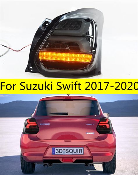 Lampe arrière LED à LED pour Suzuki Swift 20 17-20 20 Filations de freinage Remplacement DRL Daytime Running Fight Fight