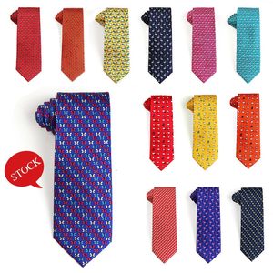 Tailor Smith модные 100% шелковые галстуки с принтом животных, мужской костюм с принтом фламинго, собаки, овцы, шелковый галстук с узором для отдыха 240109