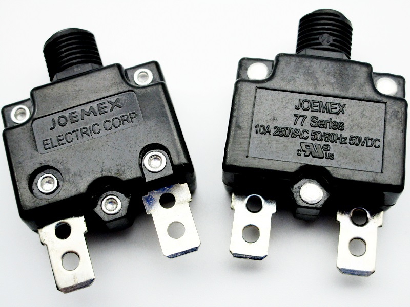 Circuit Breakers JoEMEX 77 Series 10A 250VAC 50VDC Overcurrent Protector Tajwan