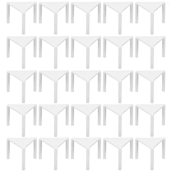 Sortez des conteneurs 100pcs Pizza Saver Stand Portable Trépied Pile pour les boîtes de restauration du restaurant