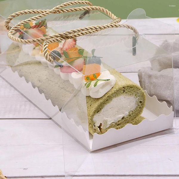 Conteneurs à emporter 10 pièces boîtes à cupcakes emballage de gâteau portable pour cadeaux biscuits pâtisseries Dessert