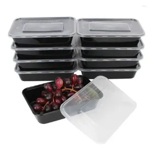 Afhaalcontainers 10 stuks wegwerp lunchbox met deksel verdikte verzegelde food grade PP kunststof materiaal handige afhaalverpakking