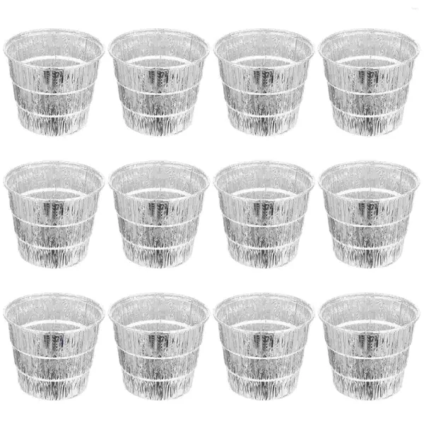 Sortez des conteneurs 12 pcs doublure de tambour à huile Bodet Remplacement Remplacement BBQ Disposable Abondage