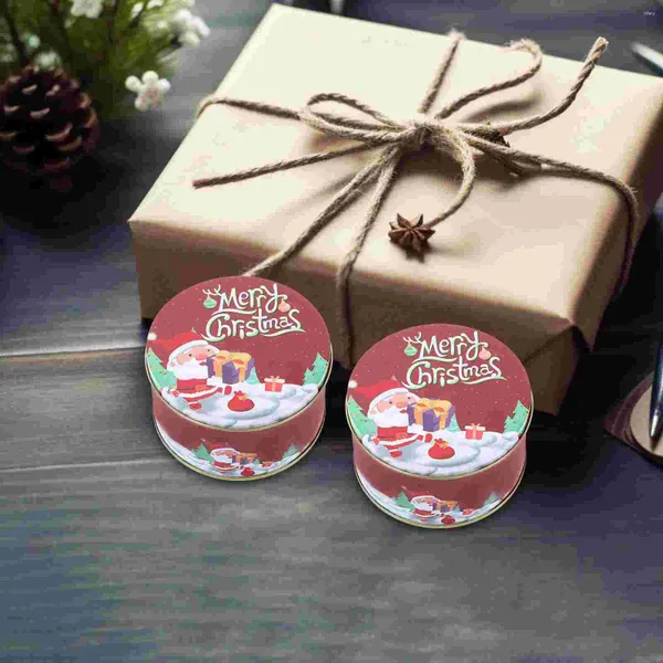 Sortez des conteneurs 12pcs Boîtes de Noël Boîtes de bonbons Sweets (couleur mixte)