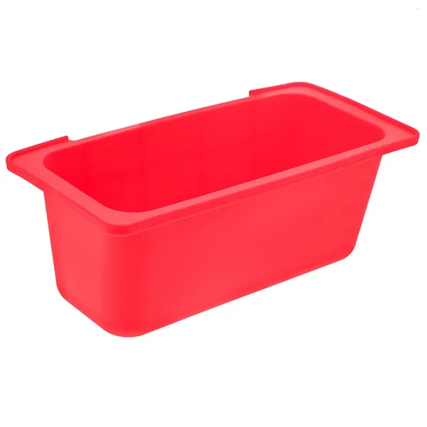 Saque contenedores BBQ GRASE GRASE DRIP PAN Liner de silicona para la taza Accesorio reutilizable suministro de campamento portátil Red al aire libre