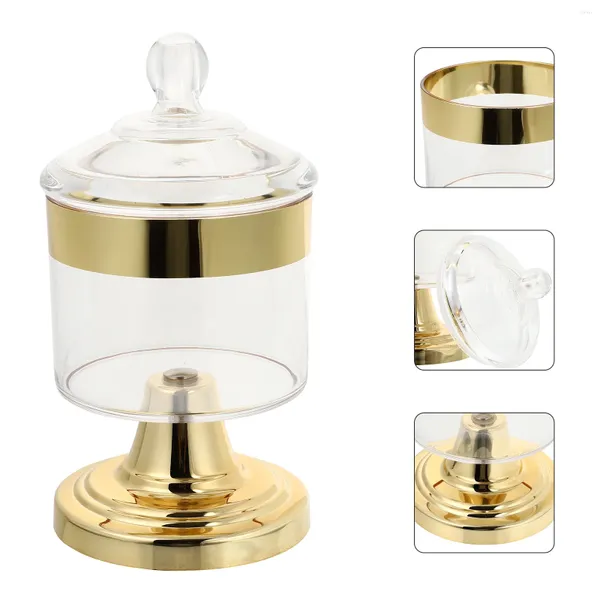 Sortez des conteneurs Candy Jar Snack Container Transparent Joint de Noël Sceau de Noël Ai-Bott