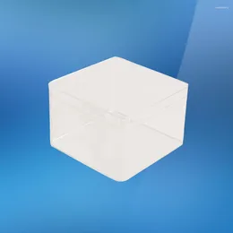 Conteneurs à emporter Cube carré transparent: 10 pièces petite boîte avec couvercle boîtes de rangement organisateur pour bonbons petits bijoux