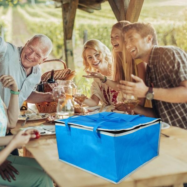 Contenedores para llevar, bolsas aislantes para conservación fresca, bolsa de almacenamiento para almuerzo Bento, bolsa aislante para transporte de comida, bolsa de calor para coche