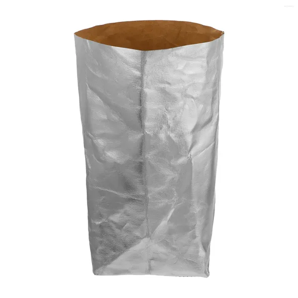 Saque los recipientes Kraft Paper Pot recipiente lavable Bolsa Reutilizable: bolsas de compras de compras