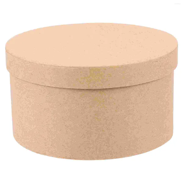 Conteneurs à emporter Boîte à gâteaux ronde Porte-bonbons Accessoires de cuisson Fournitures d'emballage de biscuits Boulangerie Papier Sweet Case Home Kraft Stand