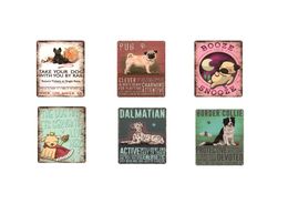 Panneaux métalliques Vintage Take Your Dog Black Labrador, maison, Garage, jardin, salon, extérieur, plaques d'art murales décoratives, signe en étain rétro 24339065