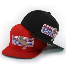 Takerlama 1994 Bubba Gump Shrimp Co Baseball Hat Forrest Cosplay Borded Snapback Cap masculina Cap5858085