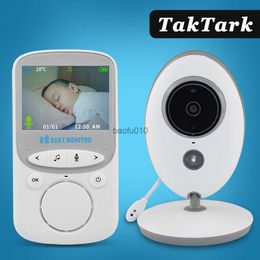 TakTark 2,4-дюймовый беспроводной видеоняня цветная камера домофон ночного видения контроль температуры няня няня L230619