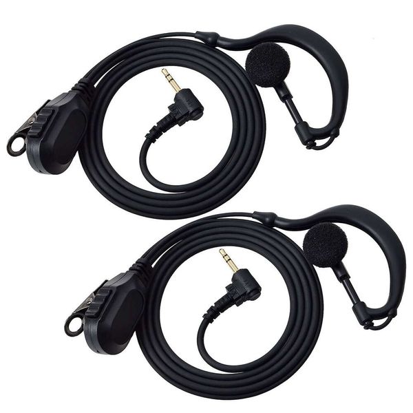 Oreillette Walkie Talkie 1 broche 2,5 mm avec micro/ptt UNIQUEMENT compatible avec les radios bidirectionnelles Motorola