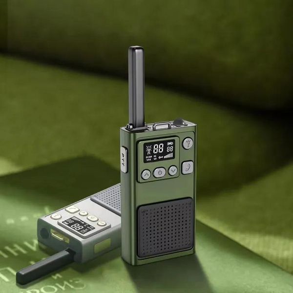 Talkie 5km talkie-walkie comunicador radio bidirectionnelle jouet camping interphone talkie-walkie numérique sans fil pour enfants avec lampe de poche