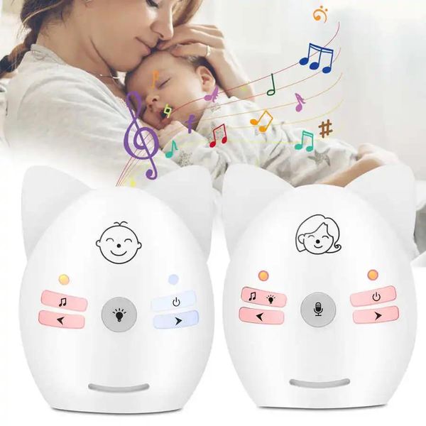 Talkie Monitor de bebé luz nocturna Radio inalámbrica para niñera niñera Audio infantil Walkie Talkie intercomunicador teléfono dispositivo de seguridad bidireccional