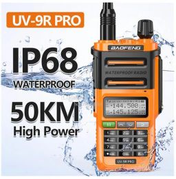 Talkie baofeng uv 9r pro 15w ip68 imperméable walkie talkie uhf vhf ham cb radio amélioré de uv9r plus bidiromutio