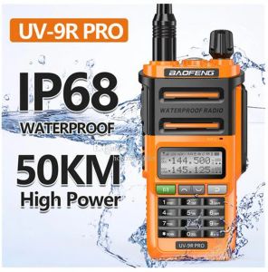 Talkie baofeng uv 9r pro 15w ip68 imperméable walkie talkie uhf vhf ham cb radio amélioré de uv9r plus bidiromutio