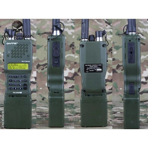 Talkie Emersongear tactique Prc152 boîtier de Radio factice modèle 1:1 talkie-walkie chasse Airsoft tir cyclisme Combat randonnée militaire