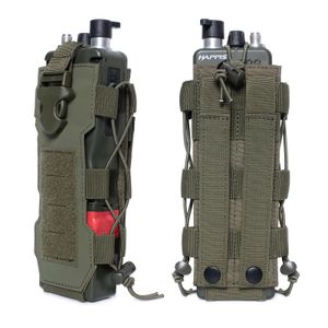 Talkie al aire libre Sports elástico Bolsa de tetera ajustable Molle Tactical Walkie Talkie Bag