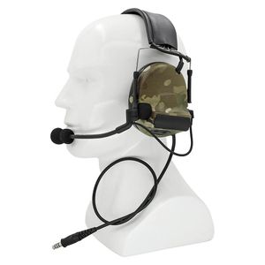 Talkie-auriculares tácticos Pelto COMTAC II, reducción de ruido, protección auditiva, comunicación Airsoft, WalkieTalkie militar