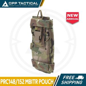 Talkie Tactical Radio Pouch voor walkie talkiehouder Molle Mbitr PRC148/152 AirSoft Tactical Molle Tool Tool Pouch Multicam