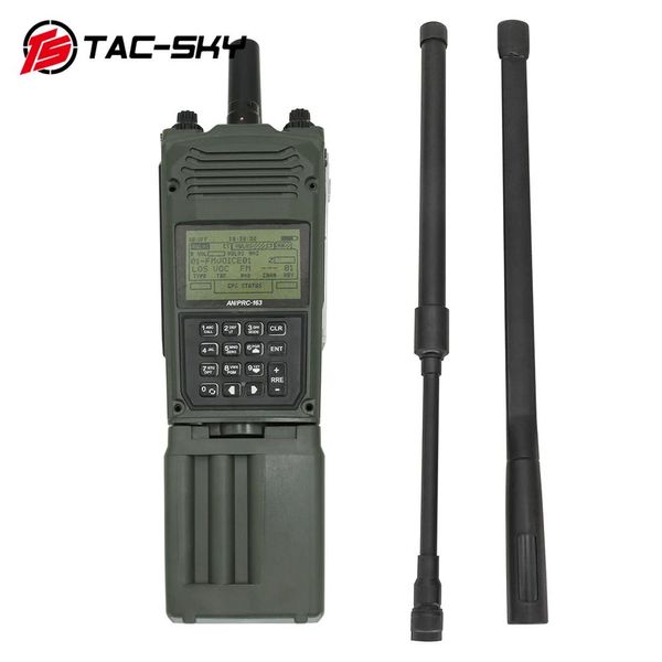 Talkie TS TACSKY tactique PRC163 Harris, Radio militaire factice, boîte virtuelle PRC 163, modèle de talkie-walkie non fonctionnel pour Baofeng UV5R