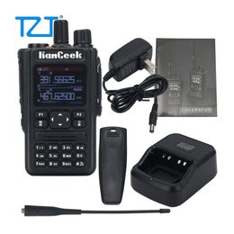 Talkie tzt hamgeek hg580 amateur walkie talkie 6band 256ch transmetteur portable avec câble de programmation