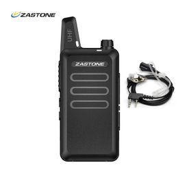 Talkie walkie talkie 12 stcs zastone x6 draagbare radio uhf 400470MHz tweewegs ham handheld transceiver telsiz comunicador