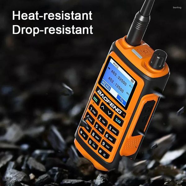 Talkie Walkie Talkie UV17 GPS 108130MHz Air Band VHF UHF 200260MHz 350355555MHz FM Bands Freq Copia impermeable 2023