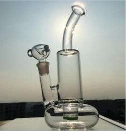 Heady Glass Dab Rig Hookahs Cubilete Bongs Tuberías de agua Recipiente de vidrio pieza Mujer 18 mm Junta chicha Shisha fumar