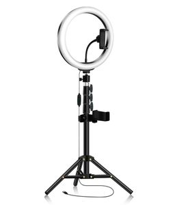 Anillo de luz alto con soporte para trípode, soporte para teléfono, lámpara circular LED, luz de anillo para fotografía, Selfie, maquillaje, vídeo en YouTube Tiktok