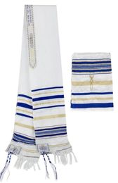 Tallit Gebedssjaal Israël Polyester Talit Tallis Israëlische Biddende Sjaals Priez Wraps Gebedssjaal Talis F121112633003229555