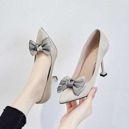 Talon HBP 30-43 taille Non marque Haut dernier concepteur Bow Chaussure supérieure Femme sandales chaussures femmes talons pour dame élégante