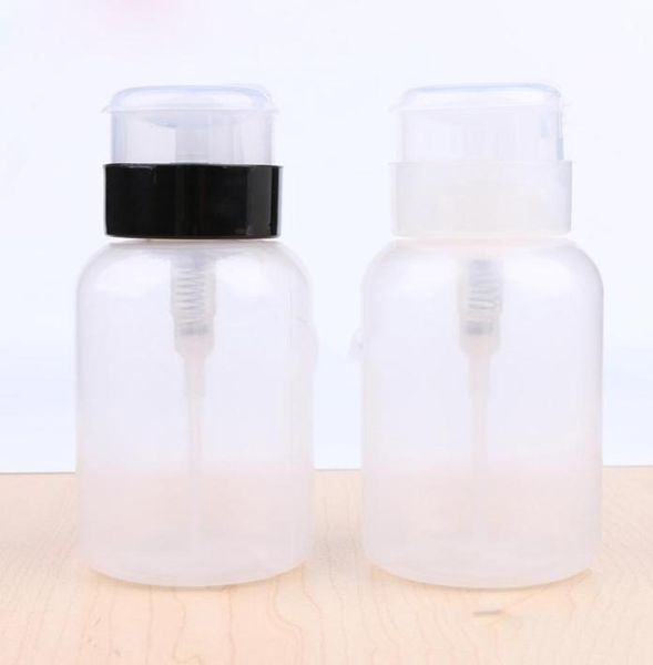Tamax Clear Botellas vacías recargables Dispensador de bomba Removedor de esmalte de uñas Limpiador Spray vacío Botella de plástico líquido nail art too8468129