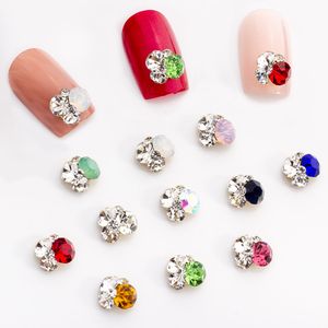 Tamax NAR011 11 estilos Strass diamante colorido uñas diamantes de imitación decoración de uñas gemas de cristal uñas accesorios brillantes