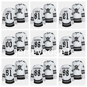 Tampa''Bay''Lightning''Nikita Kucherov 2023 Gasparilla Jersey Vasilevskiy Stamkos Sergachev Brayden Anthony Cirelli Hedman Cernak