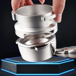 Tampers 58 mm roteerbare koffiepoeder doseringsring voor Gevie020Debarsetto Machines Coffeeware Barista Tools 231214