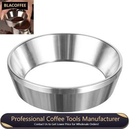 Tampers café anneau de dosage 545158mm acier inoxydable magnétique expresso broyeur entonnoir bol de brassage café 231216