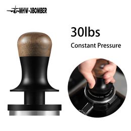 Tampers MHW-3BOMBER 30lb Tamper à café à pression constante 51mm 53mm 58mm Tampers à expresso avec outil Barista à ressort calibré 230712