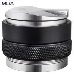 Tampers MLIA 515358 mm Distributeur de café Tamper Niveleur à café à double tête pour profondeur réglable - Tampons à main professionnels pour expresso 230712