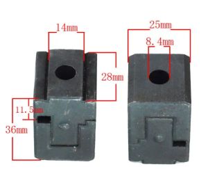 Outils de vitrage de tang pour la coupe de touche T143 Hine, notez que cette carte est l'outil de serrurier de pince de 14 mm de largeur