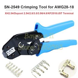 Tang CNLX SN2549 krimpgereedschap voor AWG2818 (0.081,0 mm2) XH2.54/Dupont 2.54/2.8/3.0/3.96/4.8/KF2510/JST Terminal Crimper Plier